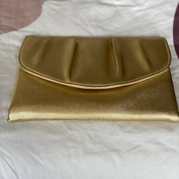 80s vibe gold clutch - Picture 1 of 1